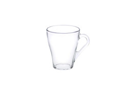 Glass cup 280 ml "Grecia", transparent