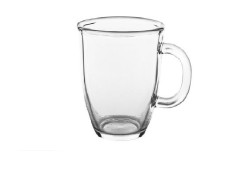 Скляна чашка 400 мл "Orzo", прозора