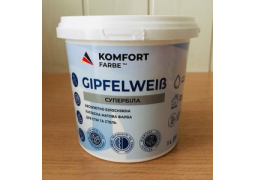 Фарба акрилова КОМФОРТ КОЛІР СУПЕРБІЛА "Gipfelweiß"