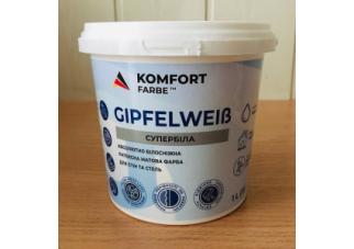 Фарба акрилова КОМФОРТ КОЛІР СУПЕРБІЛА "Gipfelweiß"